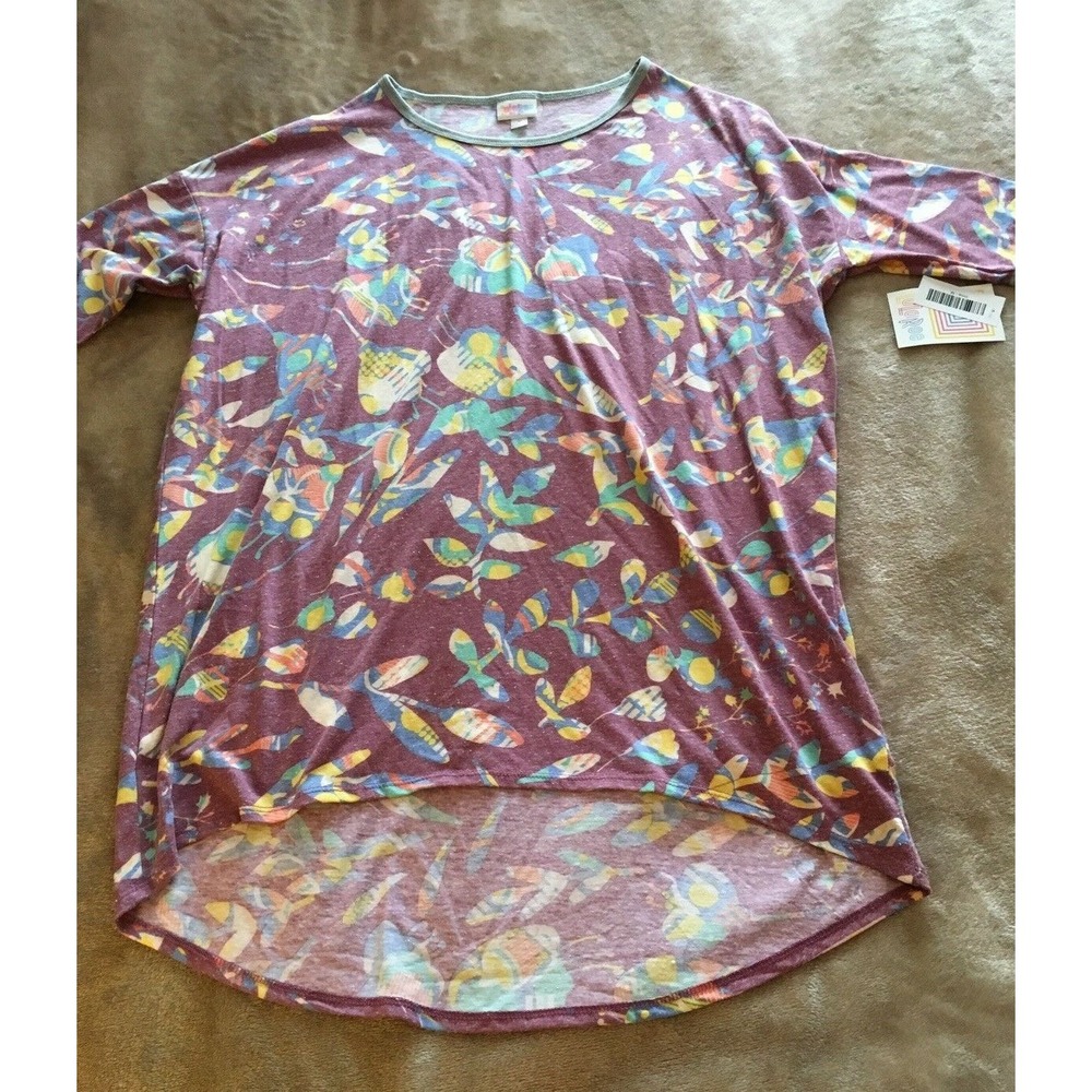 New Lularoe Irma Top Medium  Multi-colored Floral